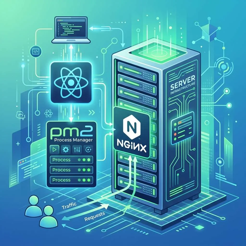 Serving React/VITE Frontend on NGINX and PM2